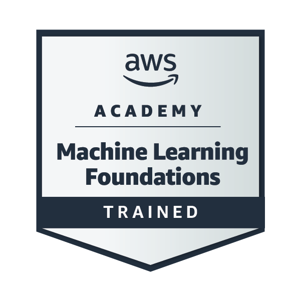 AWS Academy Graduate — Machine Learning Foundations Official Badge