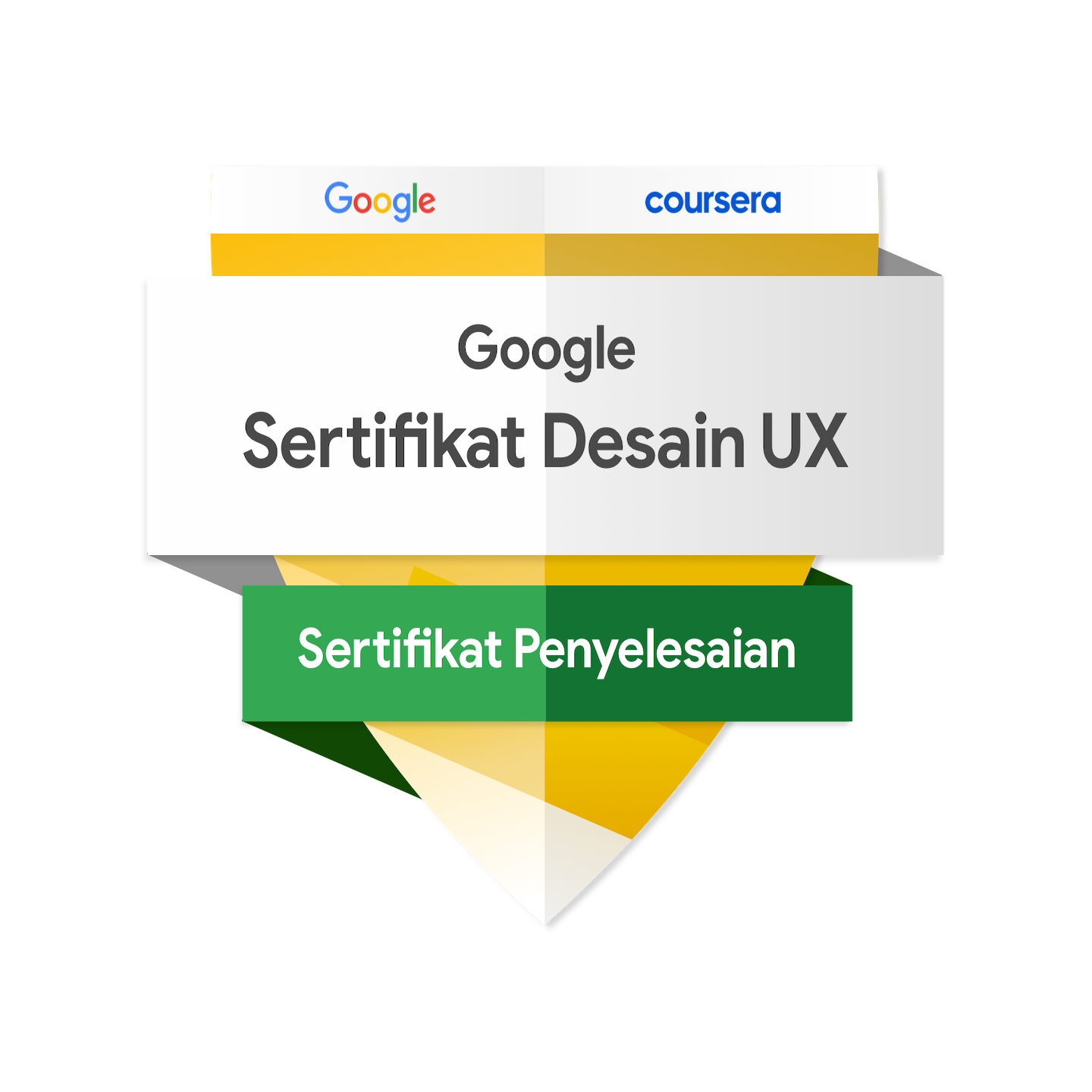 Google UX Design Specialization Official Badge